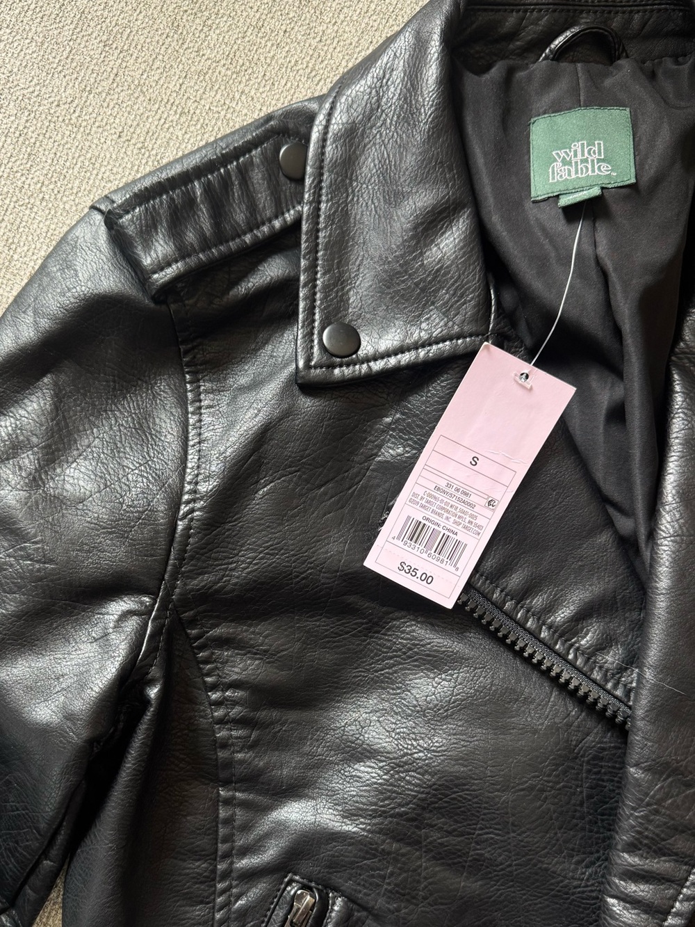 Wild Fable faux leather jacket - Picture 4 of 4